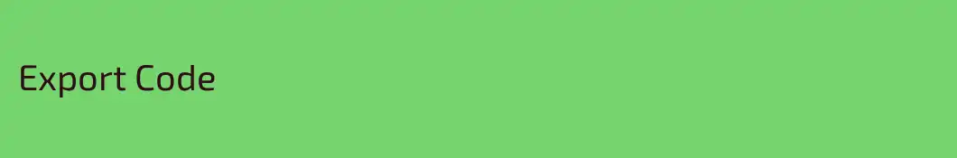 Export Code